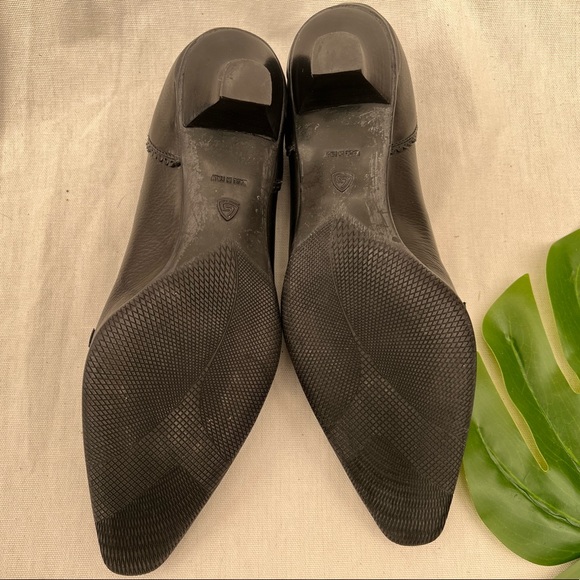 NWOT AGL Attilio Giusti Leombruni leather kitten heel sz 38.5 - Picture 8 of 11